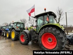 Протест польських фермерів. Пултуск, Польща, 24 січня 2024 року