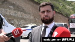 Armenia - Deputy Foreign Minister Vahan Kostanian speaks to journalists, July 28, 2023.