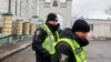Ілюстраційне фото. Поліція на території Києво-Печерської лаври під час останньої служби УПЦ (МП), Київ, 29 березня 2023 року