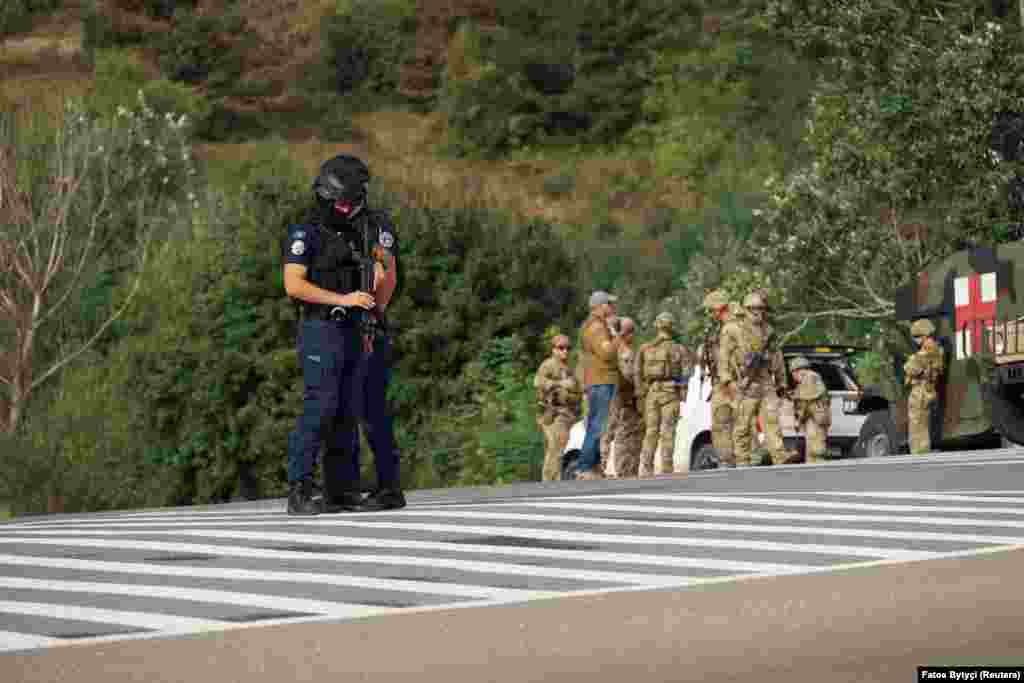 U Joševiku su uz pripadnike kosovske policije i američki vojnici.