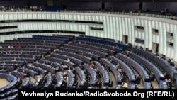 Весняна сесія ПАРЄ проходила у Європарламенті через ремонтні роботи у будівлі Ради Європи, яка міститься у сусідньому будинку