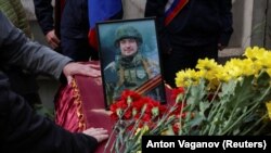 Похорон російського військового, фото ілюстративне