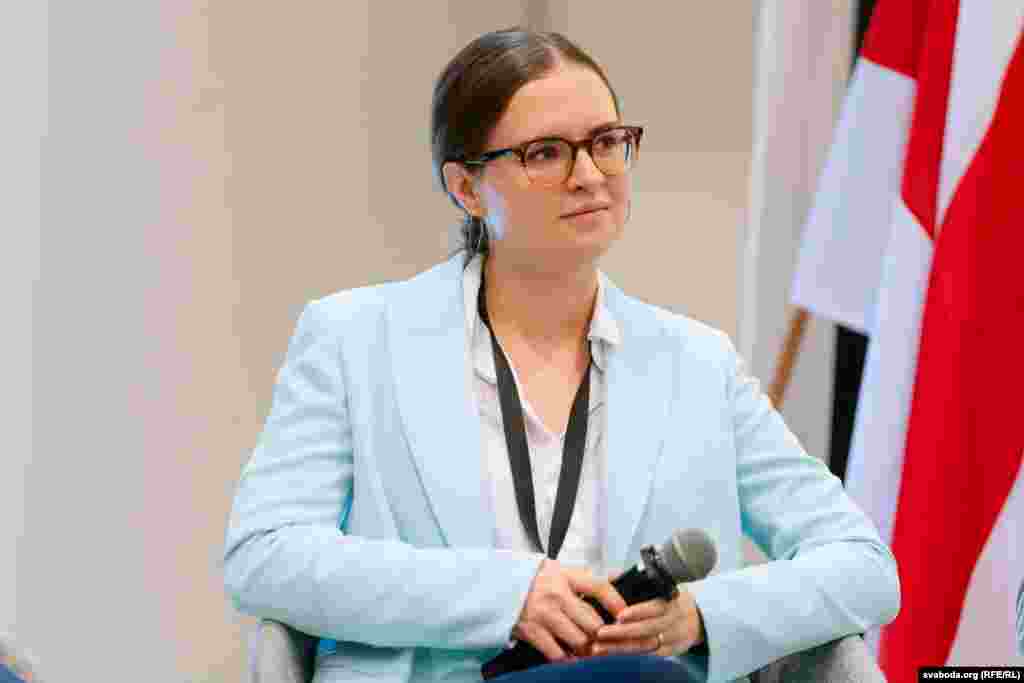 Прадстаўніца «Кібэрпартызанаў» Юльяна Шаметавец