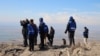 Members of the EU Mission in Armenia patrolling an area near the border with Azerbaijan (file photo)