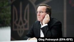 Міністр оборони Німеччини Борис Пісторіус під час візиту до Києва, листопад 2023 року