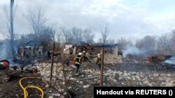 Наслідки російської ракетної атаки. Приватний сектор Києва. 20 грудня 2022 року