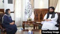 Роза Отунбаева жана Амир Хан Муттаки, 16-октябрь, 2022