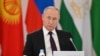 Rusiye prezidenti Vladimir Putin Mustaqil devletlerniñ dostluq reberleriniñ sammitinde. Astana, Qazahistan, 2022 senesi oktâbrniñ 14-ü
