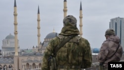 Сілавікі ў Грозным. Ілюстрацыйнае фота
