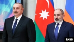 Ադրբեջանի նախագահ Իլհամ Ալիև, Հայաստանի վարչապետ Նիկոլ Փաշինյան