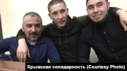 Рустем Емірусеінов, Арсен Абхаіров і Ескендер Абдулганієв 