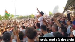 Протесты в Нукусе. 