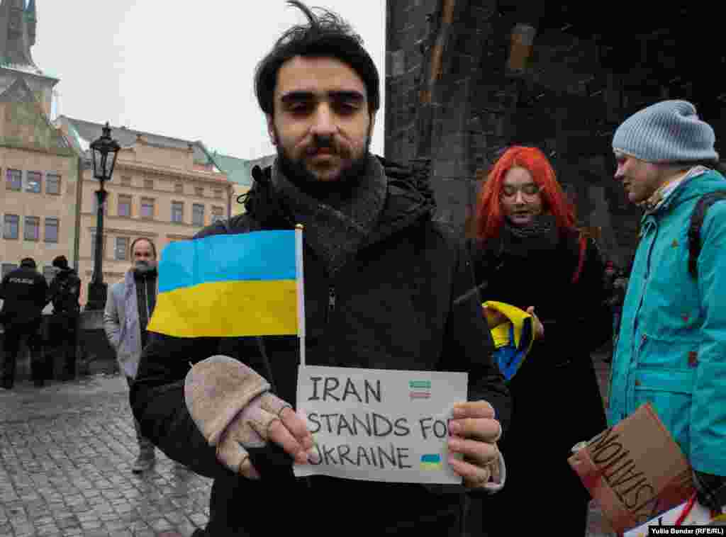 Підтримати українців прийшов й іранець 
