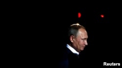 Ілюстраційне фото. Президент Росії Володимир Путін у Берліні в день саміту «Нормандської четвірки», 19 жовтня 2016 року