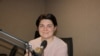 Natalia Gavriliță în studioul Europei Libere