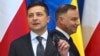 Володимир Зеленський і Анджей Дуда під час зустрічі у місті Освенцим (Польща) в січні цього року