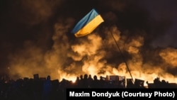Учасники Революції гідності на Майдані незалежності, Київ, 20 лютого 2014 року
