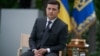 Володимир Зеленський 20 травня в Києві під час пресконференції, присвяченої року його президентства