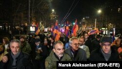 Премьердин отставкасын талап кылган митинг. Ереван. Армения. 2021-жылдын 9-марты