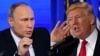 Орусия президенти Владимир Путин менен АКШ президенти Дональд Трамп. 