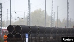 Труби для «Північного потоку-2», Німеччина