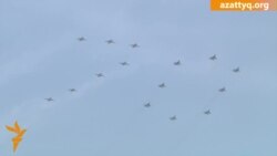 Военный парад в Астане