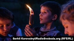 Табір для дітей-переселенців з Донбасу «Лісова застава», Київ, 22 червня 2015 року