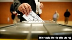 На одній із виборчих дільниць у Німеччині. Мюнхен, 24 вересня 2017 року