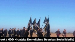 Zakazalo je obrazovanje i političko vodstvo demokratske Hrvatske: Efraim Zuroff (na slici: marš pripadnika Hrvatske Domoljubne Desnice, Vukovar)