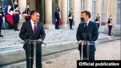 Париз- македонскиот премиер Зоран Заев и францускиот претседател Емануел Макрон,10.06.2021