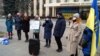 Раніше кілька студентських організацій і ВНЗ вже засудили призначення Шкарлета міністром освіти (фото з акції у Дніпрі 21 грудня)