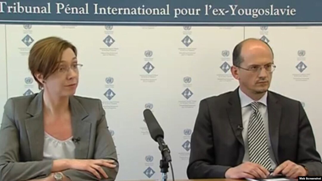 Magdalena Spalinska i Aleksandar Kontić na konferenciji za medije, 19. lipanj 2013.