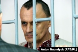 Микола Карпюк під час засідання суду у Грозному. 18 травня 2016 року