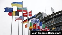 Европарламенттин Страсбургдагы имараты, 5-апрель 2022-жыл. 