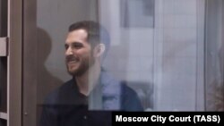 Американець Тревор Рід у суді в Москві, серпень 2019 року