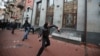 Акція праворадикальних активістів біля «Росспівробітництва» у Києві. 18 лютого 2018 року