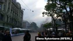 Перші зіткнення на Дерибасівській, 2 травня 2014 року