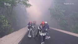 Пожежа на Луганщині: ДСНС задіяла авіацію для гасіння осередків вогню – відео