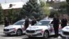 Armenia - Officers and vehicles of the newly established Patrol Service, Yerevan, July 8, 2021.