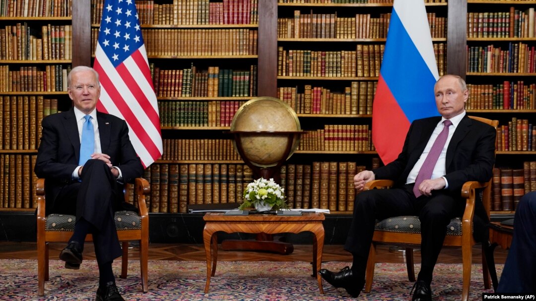 Джо Байден и Владимир Путин