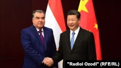 Эмомали Рахмон и Си Цзиньпин