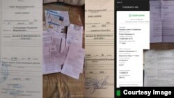 Айзада Мурадилова жана бир топ адамдар акчасын берген компаниянын берген документтери.