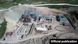 Armenia - Gold mining facilities constructed by Lydian International company at Amulsar deposit, 18 May 2018.