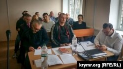 В Херсонском городском суде избирают меру пресечения капитану арестованного судна «Норд» Владимиру Горбенко, 6 апреля 2018 года