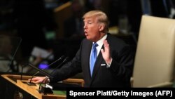 Президент Дональд Трамп БУУдагы кайрылуусунда Ирандын жетекчилигин сынга алган.