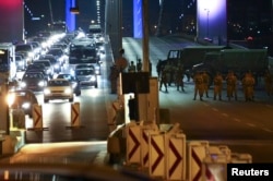 Перекрытый мост через Босфор.