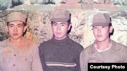 Участники ирано-иракской войны: Катар Шадкам, Сакит Шадкам, Кайын. Фото из семейного альбома.