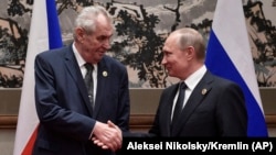 Мілош Земан та Володимир Путін