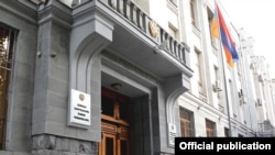 Armenia - The main entrance to the Office of the Prosecutor-General. 