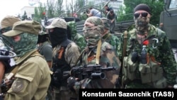Донецк. Боевики подконтрольной России группировки «ДНР»